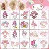 40 Sheets Melody Temporary Tattoos Birthday Themed Party Supplies Decoration Favors Cartoon Cute Sticker for Kids Boys Home Activity Class Prizes Carnival Christmas Rewards (white)