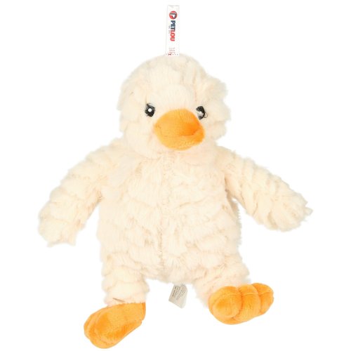 Pet Lou Duck Plush Squeker Dog Toy, 9-inch Height
