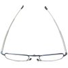Foster Grant Gideon Rectangular Reading Glasses, Blue/Transparent, 64 mm, +1.50
