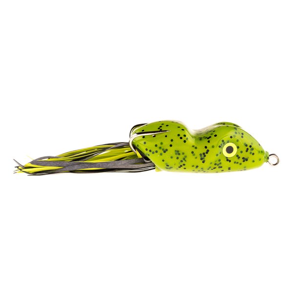 Scum Frog Original Topwater Bass Fishing Hollow Body Frog Lure with Weedless Hooks, Watermelon Seed