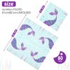 WERNNSAI 50PCS Mermaid Party Luncheon Napkins - Mermaid Party Supplies Disposable Cocktail Dinner Paper Napkins for Baby Shower Birthday Under the Sea Pool Party