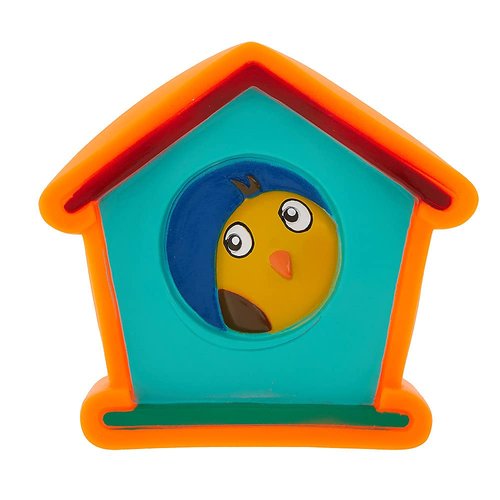 TOP PAW Vinyl Birdhouse Squeaker Dog Toy
