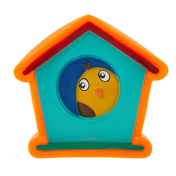 TOP PAW Vinyl Birdhouse Squeaker Dog Toy