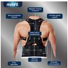 Fully Adjustable Magnetic Orthopedic Back Brace Posture Corrector For Men Women w Lumbar Support Belt -Shoulder, Neck, Upper Lower Back Pain Relief- Best Straightener Trainer Improves Upright Stance L