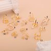 Rumtock CZ Crystal Beads Butterfly Fingernail Opening Ring Nail Decoration for Women Girls Little Finger Nail Art
