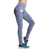 NELEUS Women's Yoga Pant Running Workout Leggings with Pocket Tummy Control High Waist,9033,2 Pack,Black,Navy Blue,2XL,EU 3XL