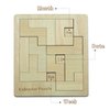 Calendar Puzzle - Daily Calendar Puzzle Wooden,365 Days Date Puzzle,Puzzle Advent Calendar（Size：9.8 x 7.8inch）