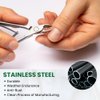 NGHIA Cuticle Nipper - D-08 JAW 16 | Stainless Steel | Durable and Sharp | Ergonomic Design | Grey Plated | Ideal for Salons and Home Use