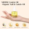 MIZHSE 30ml Cuticle Oil for Nails, Nail Oil Cuticle Hydrating Oil for Repairing Cuticles and Thin Nails, Including Vitamin E Jojoba Coconut Oil, Sweet Almond Care Moisturizing Soothing Nourishing Oil