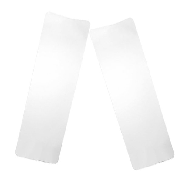 FOYTOKI Hair Highlighting Tool 2pcs High gloss board PC brighten highlighting board without tooth hair styling supply modeling display board tool hair dye highlighting board Hair Dye Brush