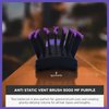 Spornette Anti Static Vent Brush #9000-MF (PURPLE) Styling, Smoothing, Straightening & Blow Drying Hair Quickly With No Static - Adds Shine & Body. For Women, Men & Children