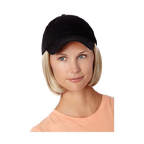 Henry Margu (Shorty Hat Black) - Synthetic Baseball Cap Wig in 14H