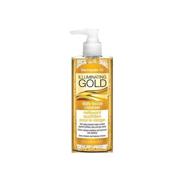 Dermactin-TS Daily Facial Cleanser - Illuminating Gold 5.85 ounce (6-Pack)