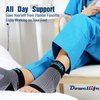 Dowellife Plantar Fasciitis Socks, Ankle Brace Compression Support Sleeves & Arch Support, Foot Compression Sleeves, Ease Swelling, Achilles Tendonitis, Heel Spurs for Men & Women (Black, L)