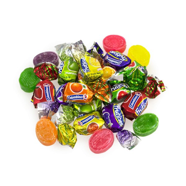 Colombina Fruity Delights (Fruticas Surtidas) Hard Candy, 0.7 Ounces Bag