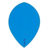 3 Sets of Ruthless R4X (Standard/Slim/Pear/Kite) Dart Flights Plus 3 Sets of Black Nylon Dart Flight Protectors (Blue Pear)