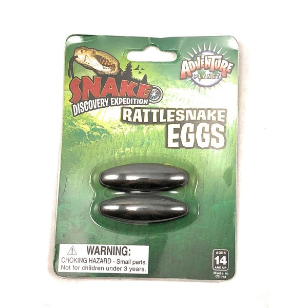 Rhode Island Novelty Adventure Planet Snake Discovery Edition Magnetic Rattlesnake Eggs 2 Pack