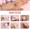 14 Sheets Glitter Butterfly Temporary Tattoos, Waterproof Fairy Wings Temporary Tattoo Body Art Fake Tattoos for Women Girls Festival Music Party Favors Cosplay Eye Face Makeup