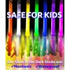 PartySticks Glow Sticks Party Supplies for Kids and Adults (25pk Assorted) - 6 Inch Bulk Glow Light Up Sticks Party Favors, Glow in the Dark Party Decorations, Waterproof Nontoxic Glow Necklaces