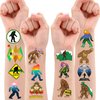 Bigfoot Jungle Temporary Tattoos Sasquatch Theme Birthday Party Decorations Favors Supplies Cute 90 PCS Monster Outdoor Tattoo Stickers Gifts for Boys Girls Kids Class School Prizes Carnival Christmas