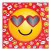 Amscan Valentine Emoji Luncheon Napkins
