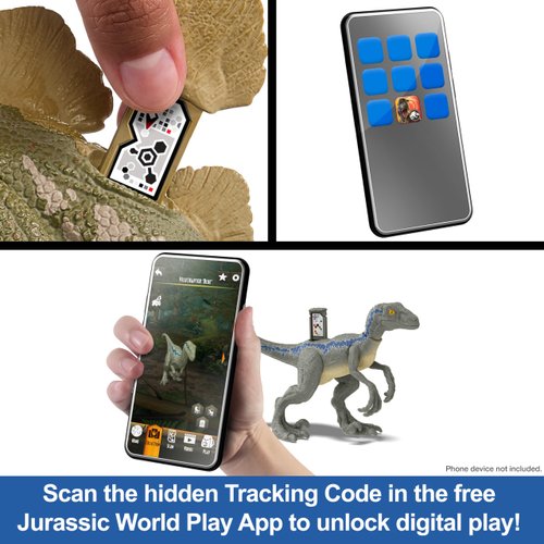 Mattel Jurassic World Strike Attack Guaibasaurus Dinosaur Toy with Single Strike Action, Movable Joints, Action Figure Gift with Physical & Digital Play