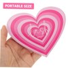 Beatifufu Heart-Shaped Eyelash Plate Eyelash Platform for Lash Extension Eyelash Extension Platforms Eyelash Display Stand Cosmetic Tray Lash Tile Tool Table Acrylic Dedicated