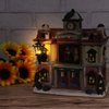 TOYANDONA 2pcs Dollhouse LED Wall Sconces 1: 12 Scale Wall Lamp Simulation Miniature Furnitures for DIY Dollhouse Living Room Mini Toy Wall Lamp Models Black
