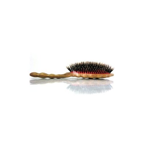 YS Park 701 / 851 All Boar Oval Styler Hair Brush + FREE Double Dip Comb Brush