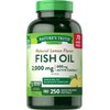 Nature's Truth Burpless Fish Oil Pills 2000 mg | 600 mg Omega 3 | 250 Softgels | Natural Lemon Flavor | Non-GMO, Gluten Free Supplement