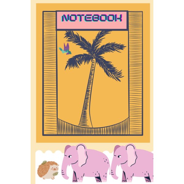 Notebook: Nature animal Theme Journal, 120 Pages, Ideal for Mom, Dad, Grandparent, Kids, Teens and Animal Lovers