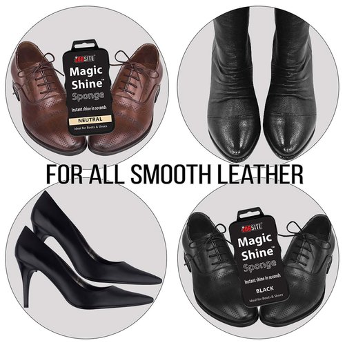 Instant Express Leather Boot & Shoe Shine Sponge - Neutral