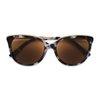 Sofia Vergara x Foster Grant Women's Margarita Full Lens SunReaders Cat-Eye Reading Glasses, Tortoise, 55 mm + 2.5