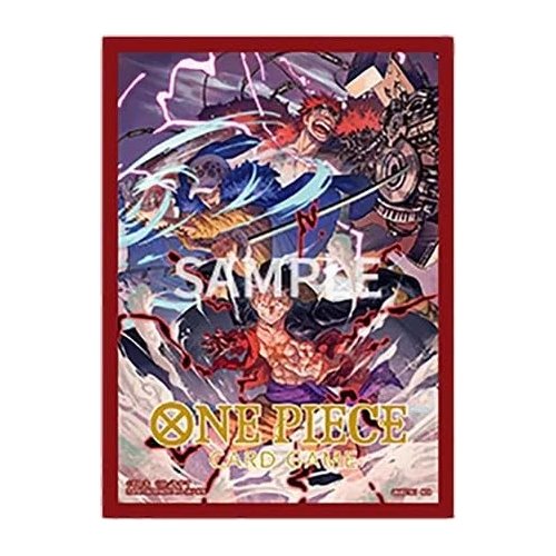 BANDAI NAMCO Entertainment One Piece Card Game Official Sleeves: Assortment 4 - Three Captains Card Sleeves (70-Pack)