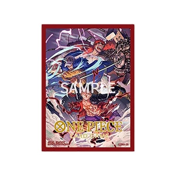 BANDAI NAMCO Entertainment One Piece Card Game Official Sleeves: Assortment 4 - Three Captains Card Sleeves (70-Pack)