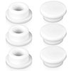 6 Pcs Rubber Sink Overflow Plug Caps Covers, Sinks Overflow Drain Cover Bathroom Kitchen Sink Hole Cover Reusable Round Spillover Caps Drain Insert Plug for Basin Decoration