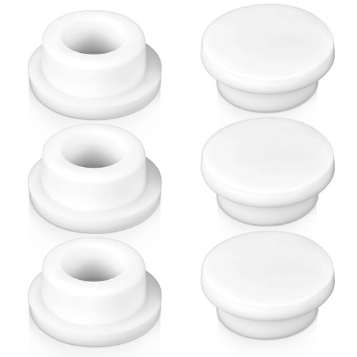 6 Pcs Rubber Sink Overflow Plug Caps Covers, Sinks Overflow Drain Cover Bathroom Kitchen Sink Hole Cover Reusable Round Spillover Caps Drain Insert Plug for Basin Decoration
