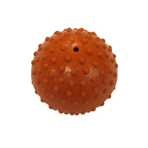 Boss Pet Rubber Dimple Ball with Bell Dog Toy