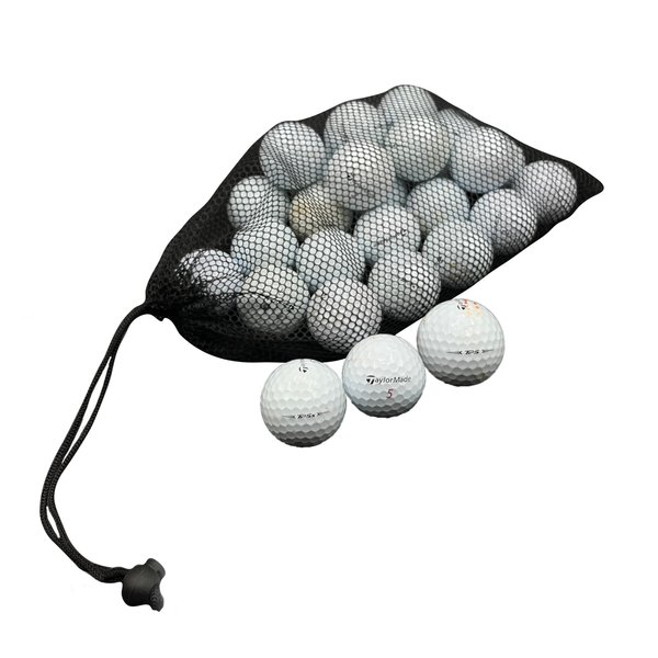 (24-Pack) TP5/X Good Condition Used Golf Ball Mix with Reusable Mesh Bag - Recycled & Used Golf Balls for Women and Men