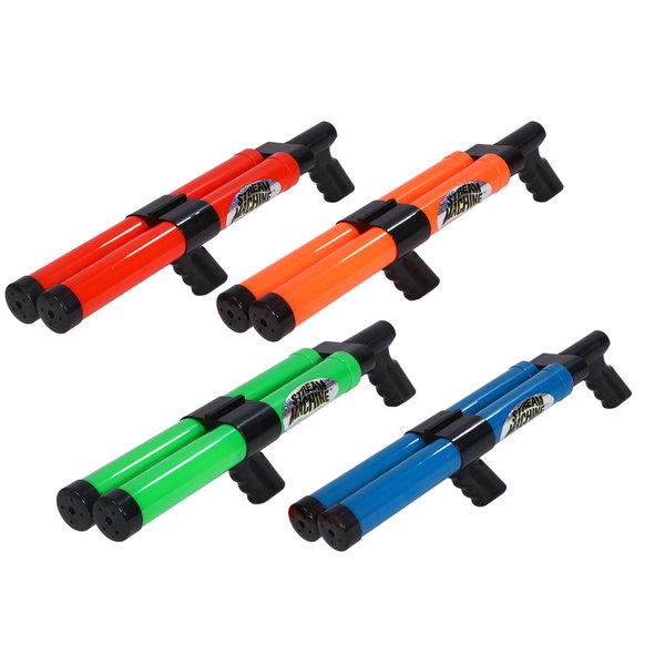 Stream Machine Water Gun Launcher - Double Barrel Water Blaster - Squirt Gun for Outdoor Games - Swimming Pool Toys (Colors Vary)