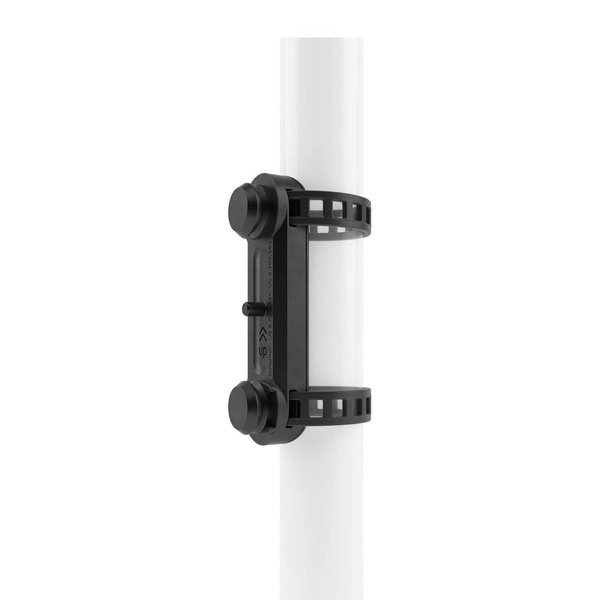 FIDLOCK Twist Uni Base - Universal Magnetic Mechanical Water Bottle Holder - Frame Tubes with a Width of 28–62 mm - Rubber Back for Frame Protection - Fits All Twist Modules