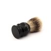 Edwin Jagger 1EJ466 Medium Silver Tip Badger Shaving Brush, Imitation Ebony for use with Shaving Cream or Soap for Men