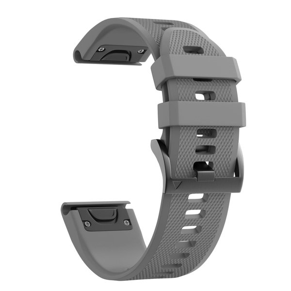 ANCOOL for Fenix 5/Fenix 6/Fenix 7 Band 22mm Silicone Watch Band for Fenix 5 Plus/Fenix 6 Pro/Fenix 7 Pro/Forerunner 935(Grey)