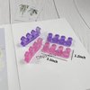 Set of 4 Toe Spacers, Gel Toe Separators for Pedicure, Nail Polish, Toenail Trimming