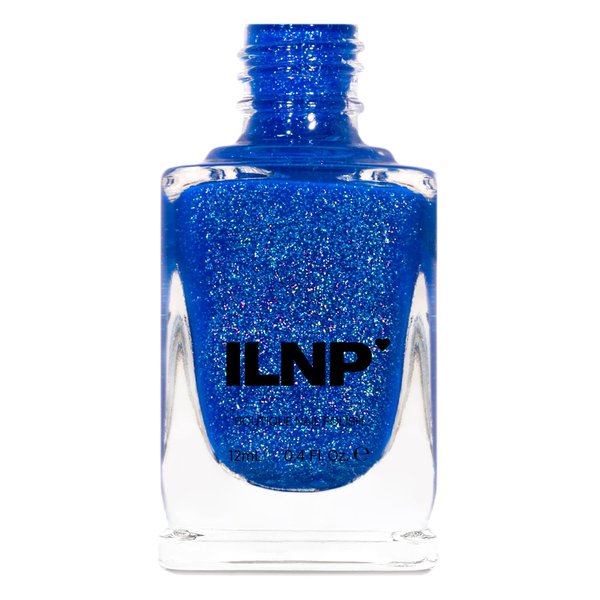 ILNP Songbird - Vivid Cobalt Blue Holographic Jelly Nail Polish