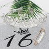 CIEHER Sweet 16 Crown + Sweet 16 Sash + Pearl Pin Set, Sweet 16 Birthday Decorations for Girls, Sweet Sixteen Gifts, 16th Birthday Sash and Crown for Girls Happy 16th Birthday Party Favors