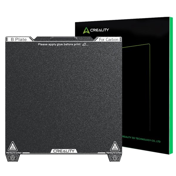 Official Creality K1C Build Plate 235x235mm Textured PEI Sheet with Nozzle Cleaner Flexible Spring Steel Magnetic Platform Plate for K1/K1C/K1 SE/Ender 3/3 V2/3 V3/3 V3 KE/3 V3 SE/3 Neo/3 V2 Neo