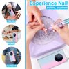 Nail Drill Professional 40000RPM for Acrylic Nails, Nail Drill Portable Electric Nail Drill for Nail Manicure, Nail Drill Rechargeable High Capacity for Salon and Home Use