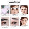 104 PCS Eyebrow Mold Templetes,12 Styles Eyebrow Stencil Molding Stickers Kits with Eyebrow Spatula,3-Minute Makeup, Suitable for Most People