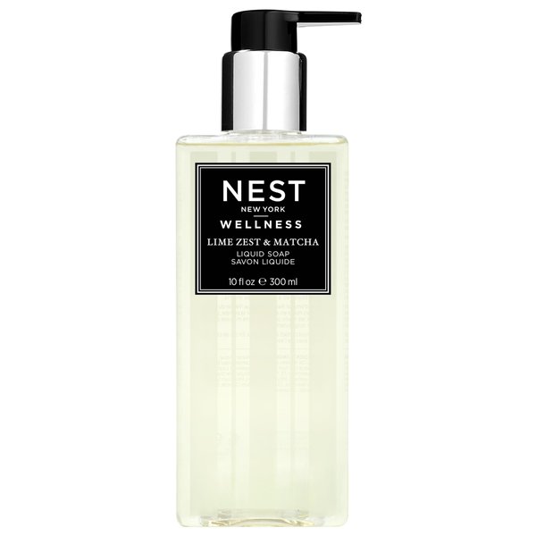 NEST Fragrances Lime Zest & Matcha Liquid Hand Soap, 10 Fl Oz (Pack of 1)